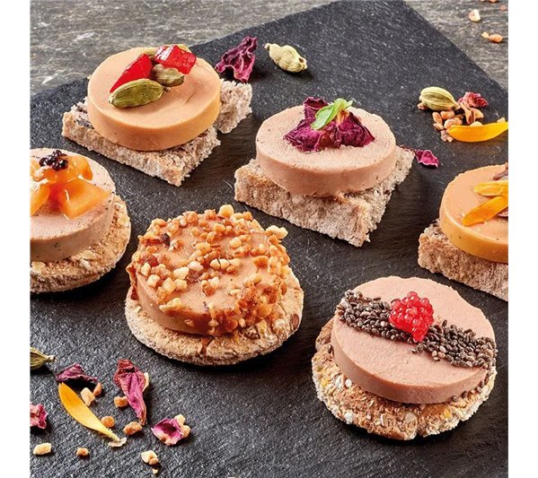 Foie Gras Mousse with Truffle 130 g | Gluten-free gourmet product-lateral