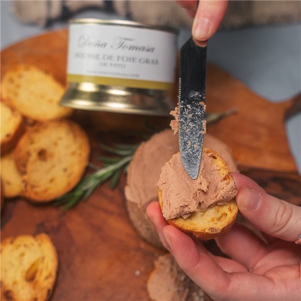 Duck liver foie gras mousse 130g.-detalle