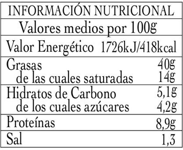 Mousse de foie gras de pato con cebolla confitada 130g.-trasera