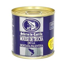 La traducción al alemán de "Mousse de Trucha Selectos de Castilla" es "Auserwählte Forellenmousse aus Kastilien".
