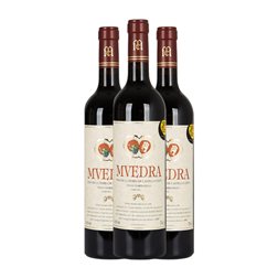 Muelas Muedra Tempranillo Seco Vino de la Tierra de Castilla y León Crianza 75 cl Vino Tinto (Caja de 3 unidades)