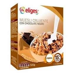 Muesli Crujiente Con Chocolate negro 500gr