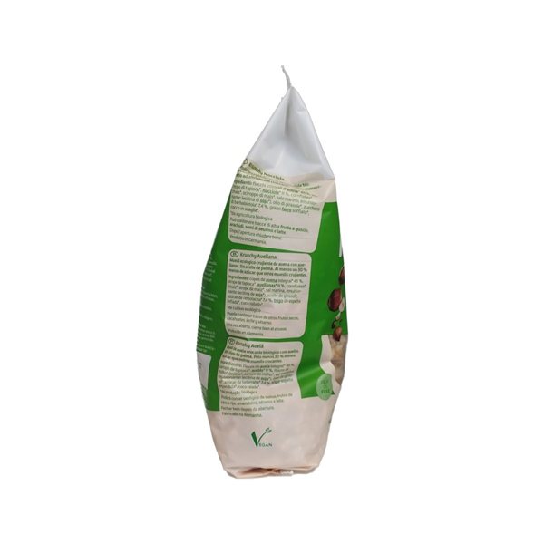 Müsli Krunchy Haselnüsse 30% weniger Zucker 500g Barnhouse-lateral