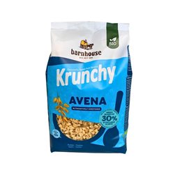 Muesli Krunchy Oat (30% Less Sugar) Organic 625g Barnhouse