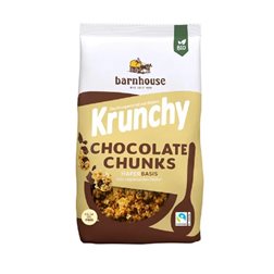 MÜSLI KRUNCHY SCHOKOLADENSTÜCKE BARNHOUSE 500g/6