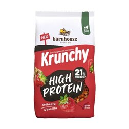 Muesli Krunchy Fresa V.High Protein (21% protein) bio 450g Barnhouse