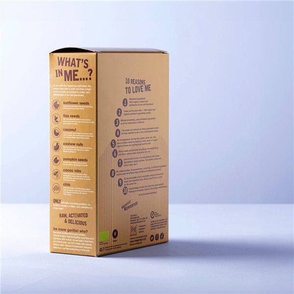Raw Gorilla organic keto keto sugar-free muesli-lateral