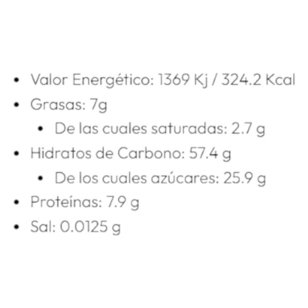 Muesli tropical biologique avec chocolat 400 g-detalle