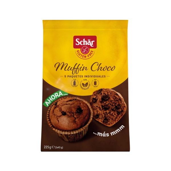 Muffin au chocolat 5x45g Schar-izquierda