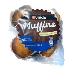 Muffins Unide aux Pépites de Chocolat 200 g