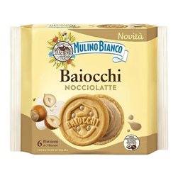 Mulino Bianco Baiocchi Nocciolatte con Crema de Avellanas y Leche 168g
