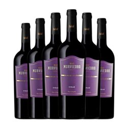Murviedro Syrah 75 cl Vino Tinto (Caja de 6 unidades)