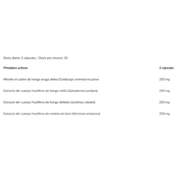 Mushroom Complex 60 Caps-detalle