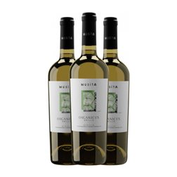 Musita Organicus Grillo Sicilia Bio — Biológico 75 cl Vino Blanco (Caja de 3 unidades)