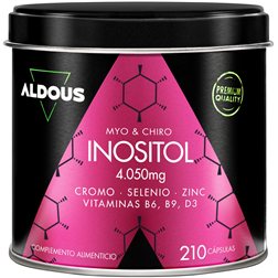 Myo Inositol + D-Chiro Inositol  - 210 Cápsulas - Balance Hormonal Femenino - Aldous