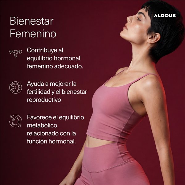 Myo-Inositol + D-Chiro-Inositol - 210 Capsules - Équilibre Hormonal Féminin - Aldous-trasera