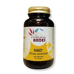 NAD+ y Trans-resveratrol en cápsulas