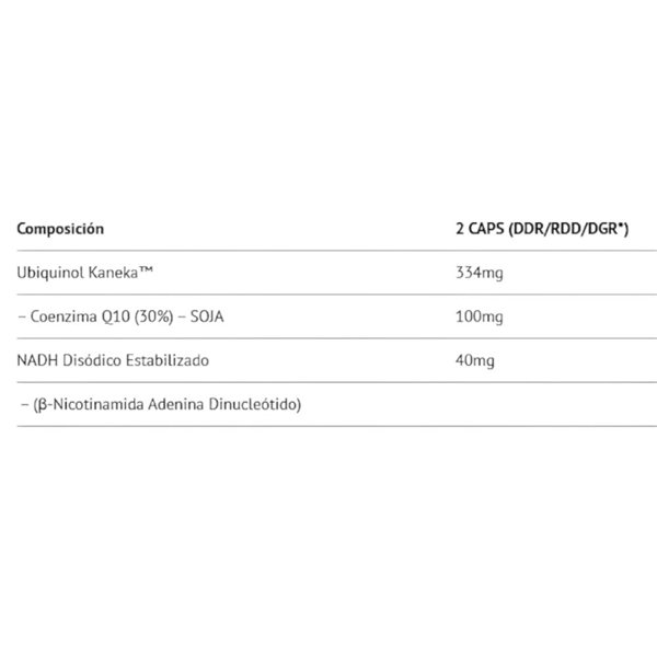 NADH-COQ10 KANEKA 60 Caps-detalle