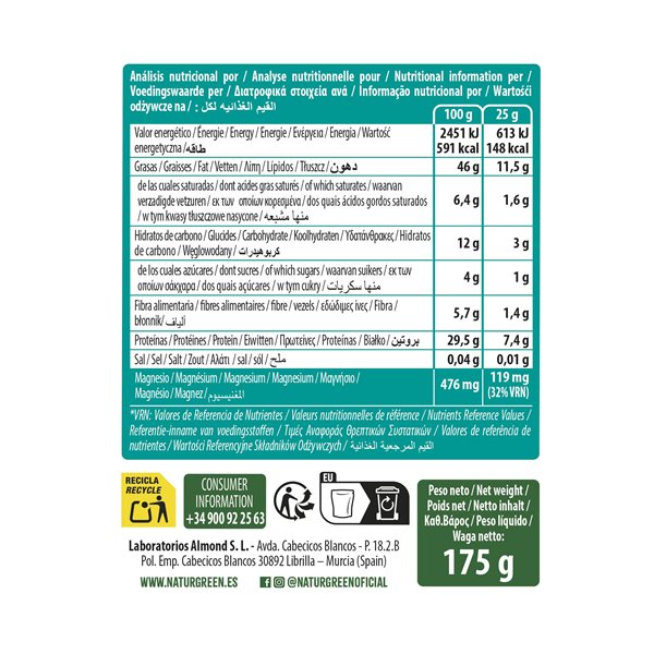 NaturGreen SmartMix Protéine Bio 175 g-lateral