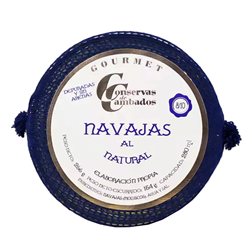 Navajas al Natural Cambados Gourmet 8/10 280ml