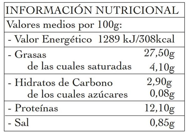 Navajas en Aceite de Oliva y Ajo "Picantonas" 110g-trasera