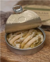 "Razors in extra virgin olive oil 63g"