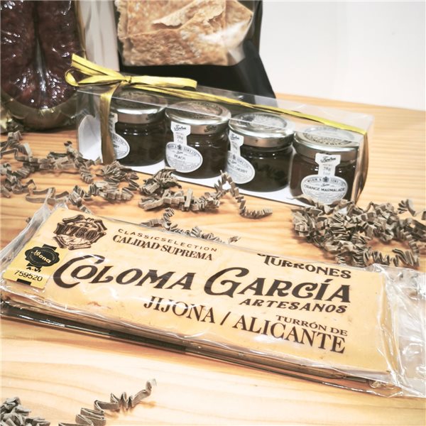 Caja gourmet 'Navidad con verdejo'-lateral