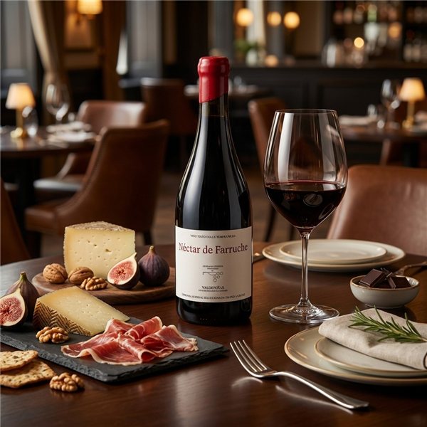 Nectar de Farruche Tinto Dulce 50cl-detalle