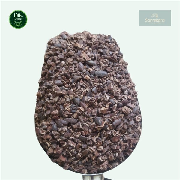 Raw Cacao Nibs BIO - 1kg-trasera