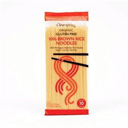 Organic Wholegrain Rice Noodles - Clearspring