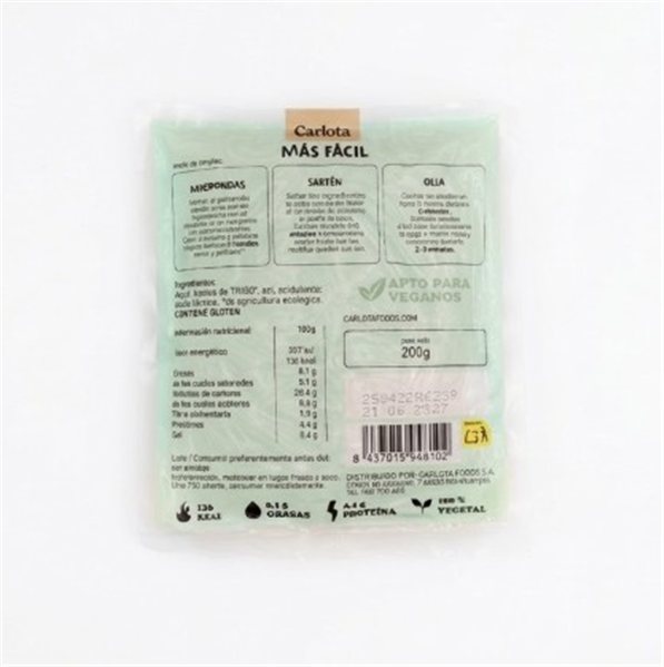 Traditionelle Nudeln 200 g-detalle