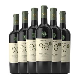 Novantaceppi Primitivo Puglia Bio — Biológico 75 cl Vino Tinto (Caja de 6 unidades)