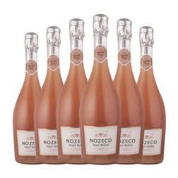 Nozeco Bellini 75 cl Peach — Melocotón Sin Alcohol Espumoso Rosado (Caja de 6 unidades)