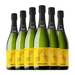Nulles Adernats Guarda Brut Nature Cava Bio — Biológico 75 cl Espumoso Blanco (Caja de 6 unidades)