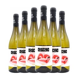Obsceno Rueda 75 cl Vino Blanco (Caja de 6 unidades)