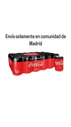 OFERTA Coca Cola Zero pack 24 latas 33cl (envío solamente en Comunidad de Madrid).