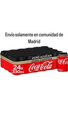 OFERTA Coca Cola Zero-Zero pack 24 latas 33cl (envío solamente en Comunidad de Madrid)
