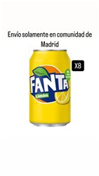 OFERTA Fanta de Limón oferta pack 8 latas 33cl (solo envíos comunidad de Madrid)