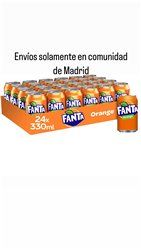 OFERTA Fanta Naranja pack 24 latas 33cl (envío solamente en comunidad de Madrid)
