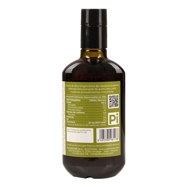 Oleoverse Cosecha Temprana Picual 500ml-lateral