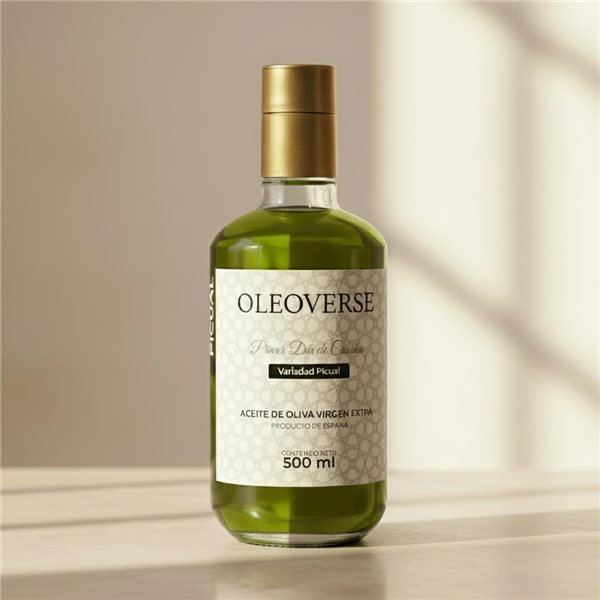 Oleoverse First Picual 500ml-trasera