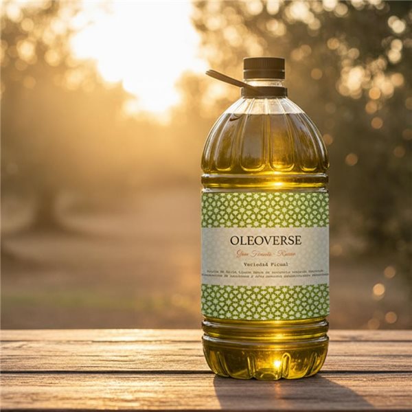 Oleoverse Reserva Picual Garrafa 5L-lateral