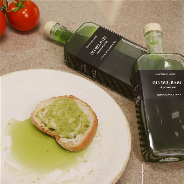 Oli del Raig 2025 – Picual Variety, Early Harvest 2025, Unfiltered-izquierda