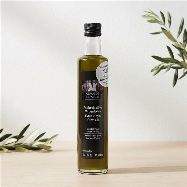 Oliviers d'un siècle Premier Jour de Récolte Non Filtré 500 ml-detalle