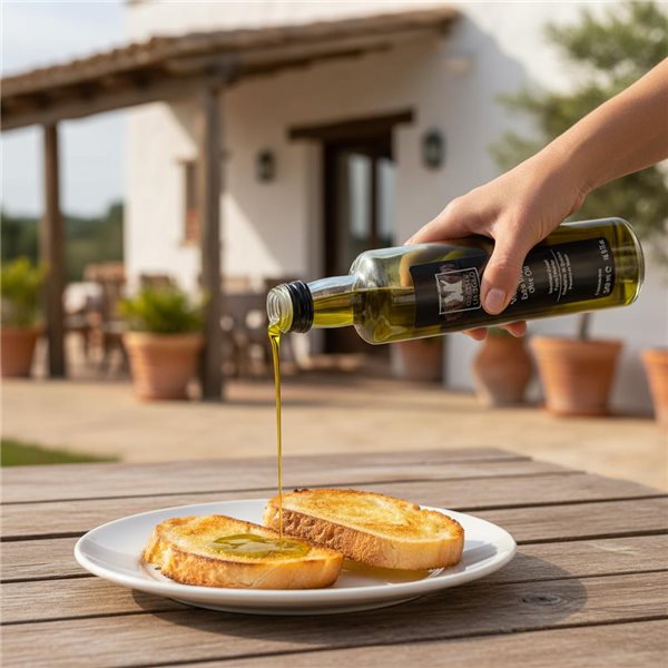 Oliviers d'un siècle Premier Jour de Récolte Non Filtré 500 ml-lateral