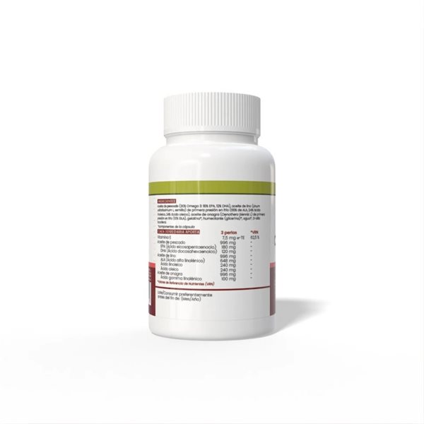 Omega 3,6,9 1400mg 100 Kapseln Sotya-trasera