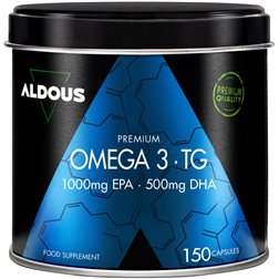 Omega 3 Capsulas Premium - 1000 mg EPA y 500 mg DHA - 150 Cápsulas