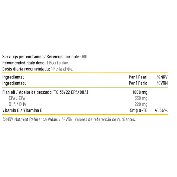 Omega 3 IFOS 35 EPA / 25 DHA 180 Perles-detalle