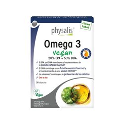 Omega 3 Vegan 30 Kapseln von Physalis