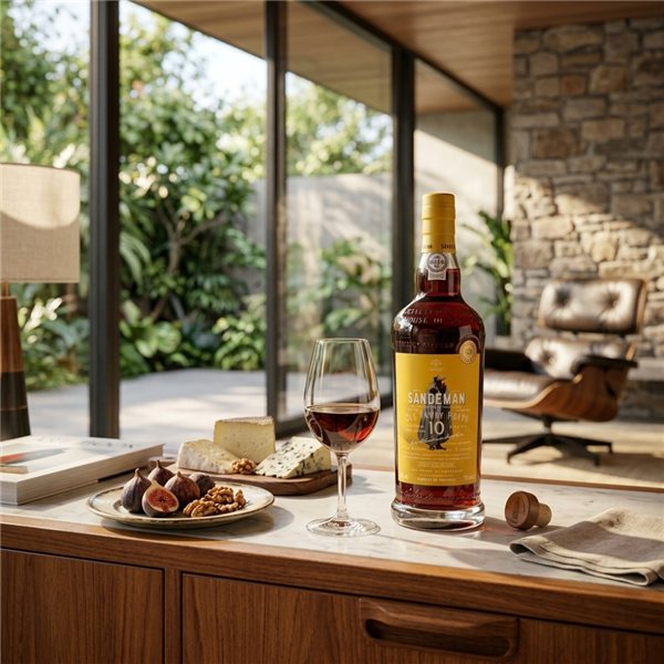 Sandeman 10 Year Tawny Port-lateral